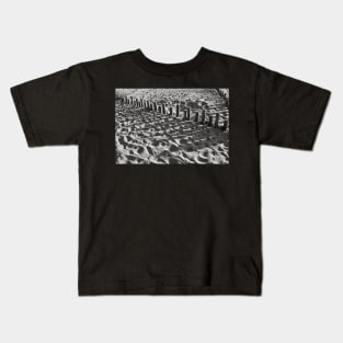 Shadows on the beach Kids T-Shirt